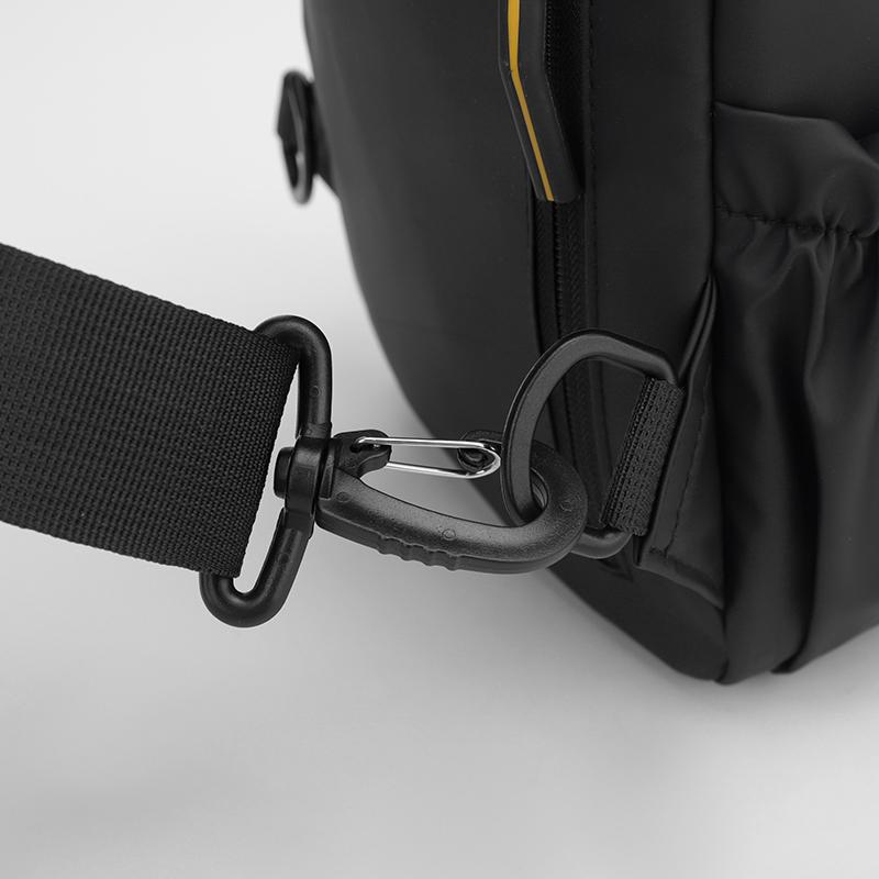 Men's Fashion Chest Bag - Solid Color Nylon Crossbody Sling for Outdoor & Casual Wear (Lightweight & Durable Shoulder Bag)