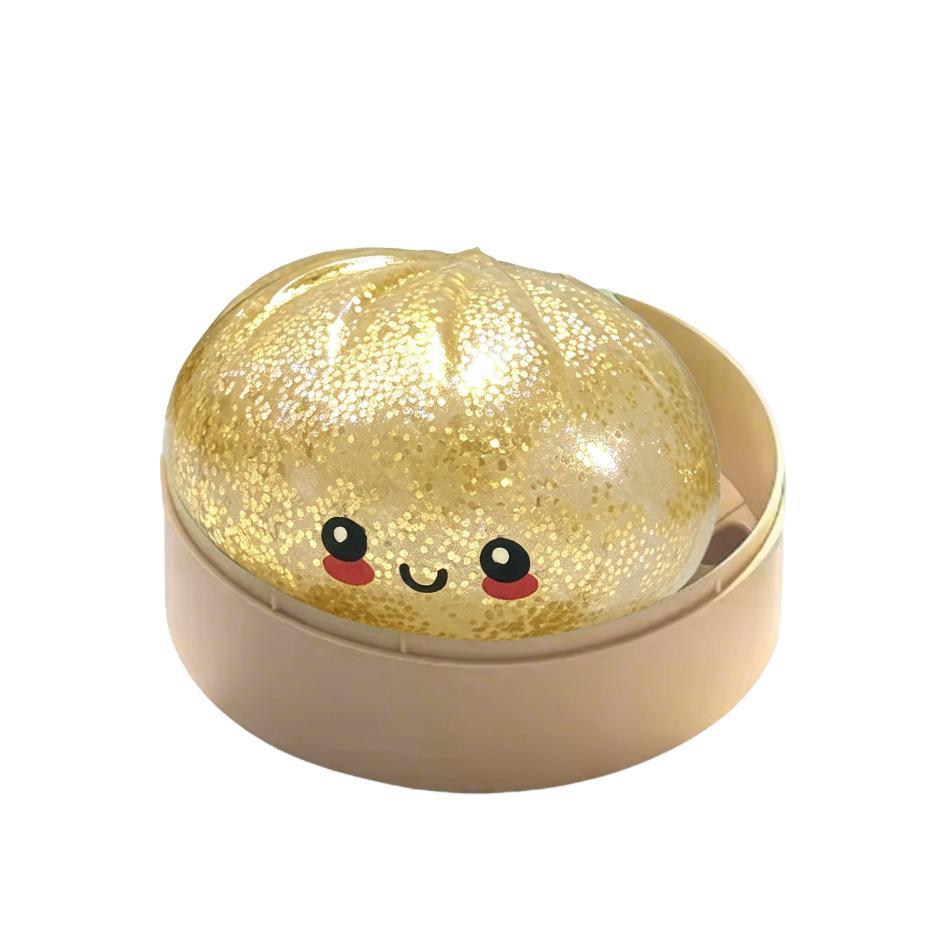 High Quality Simulation Flash Dumpling Pressure Ball Slow Rebound Soft Pinch Decompression Baozi Modeling Stress Relief Toy Gift