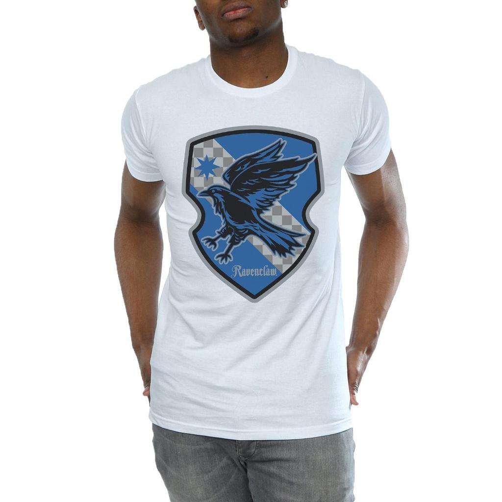 HARRY POTTER Mens Ravenclaw Crest Flat T-Shirt
