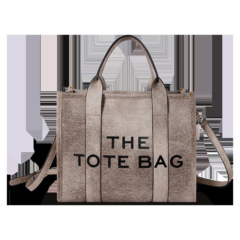 

Градиентная джинсовая сумка-тоут и кроссбоди большой вместимости - трендовая мода для женщин верблюжий коричневого