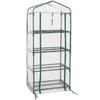 NEW Green Large Garden Greenhouse 4-Tier Tall Green Hot Plant House Shed Storage PVC Warm Garden Tier Cover with Stand