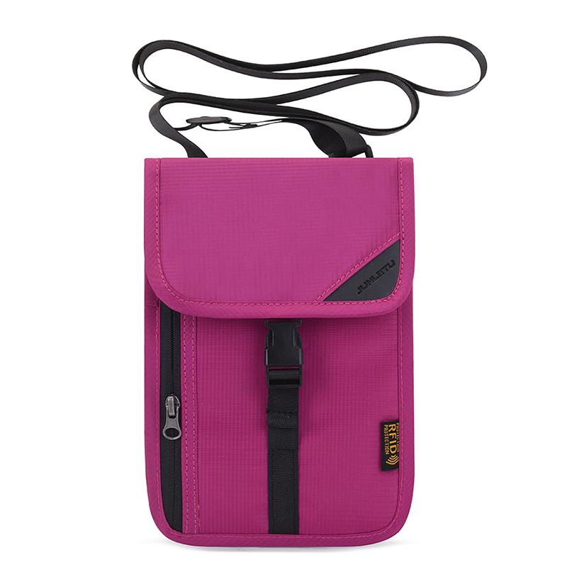 

Waterproof Travel Passport Holder Bags Anti-theft Document Storage Bags Portable RFID ID Credit Card Organizer Neck Pouch