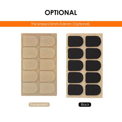10 Uds. Cojines para boquilla de clarinete, parches para boquilla, almohadillas para boquilla de clarinete, almohadillas para