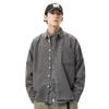 Men's Retro Corduroy Long Sleeve Shirt Jacket - Autumn Japanese Trend, Casual Loose Streetwear with Pockets