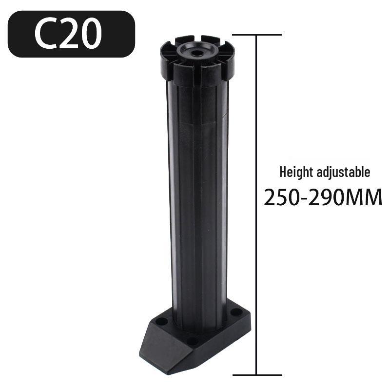 ABS Adjustable Leveling Cabinet Feet - Thickened Plastic Legs for Kitchen and Cupboard Support