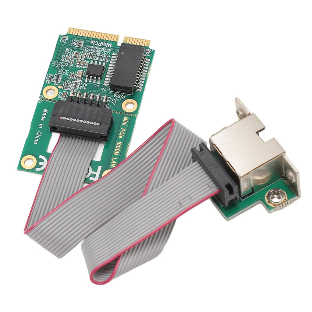 Mini PCI‑E Network Card Bent Pin Gigabit Single Port I210AT Chip GBE Ethernet RJ45 Network Expansion Card