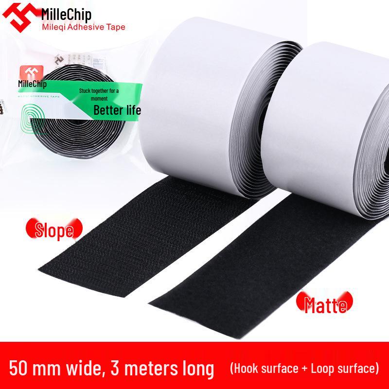 High-Temperature Resistant Eco-Friendly Double-Sided Velcro Hook & Loop Adhesive Sticker for Screens and Curtains