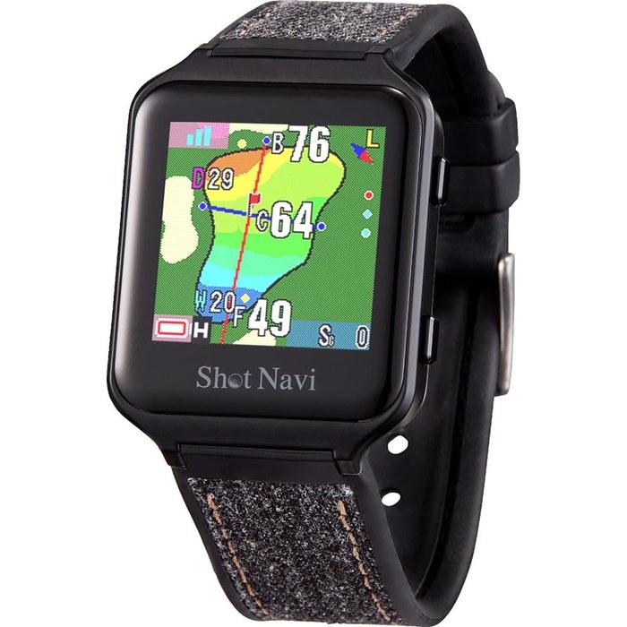Shot Navi AIR EX Black – 20g GPS Golf Watch