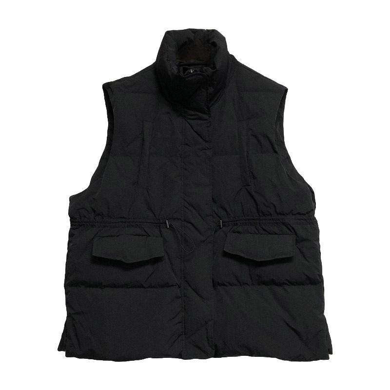 Dongdaemun Down Vest Women's 2025 Autumn and Winter Fashion Stand-up Collar Waist Large Version Vest Outer Wear Vest Jacket
