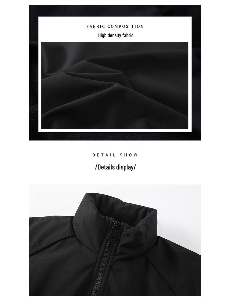 Men's Thickened Warm Stand-up Collar Pilot Jacket for Autumn/Winter