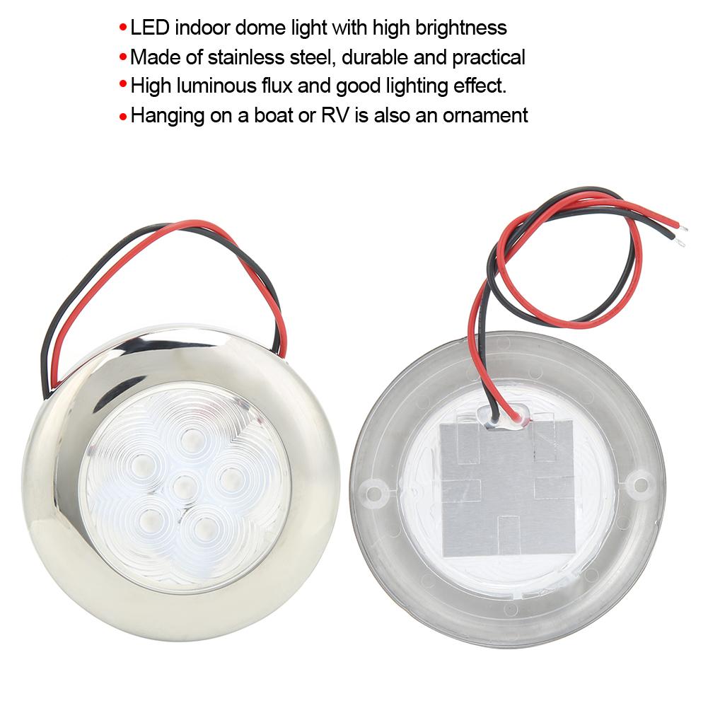 LED Ceiling Lamp Dome Light IP66 for Interior Boat Yacht RV