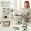 Plastic Foldable Washing Machine Green Compact Washing Machine Mini Washing Machine  For Socks