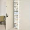 Bookshelves Wall Hanging Door Rear Shelf Desk Organizer Picture Book Slim Bookshelf Floating Shelves for Wall Gap Saves Space