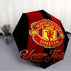 Personalized Name M-Manchester Print Umbrella, UV Shielding. It Has Eight Sturdy Ribs for Outdoor Use And Perfect As a Holiday Gift