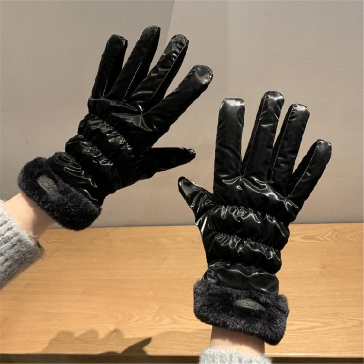 Warm Mitten Soft Plush Gloves Hand Protectors Perfect for Cold Weather Touchable Screen Function for Adults