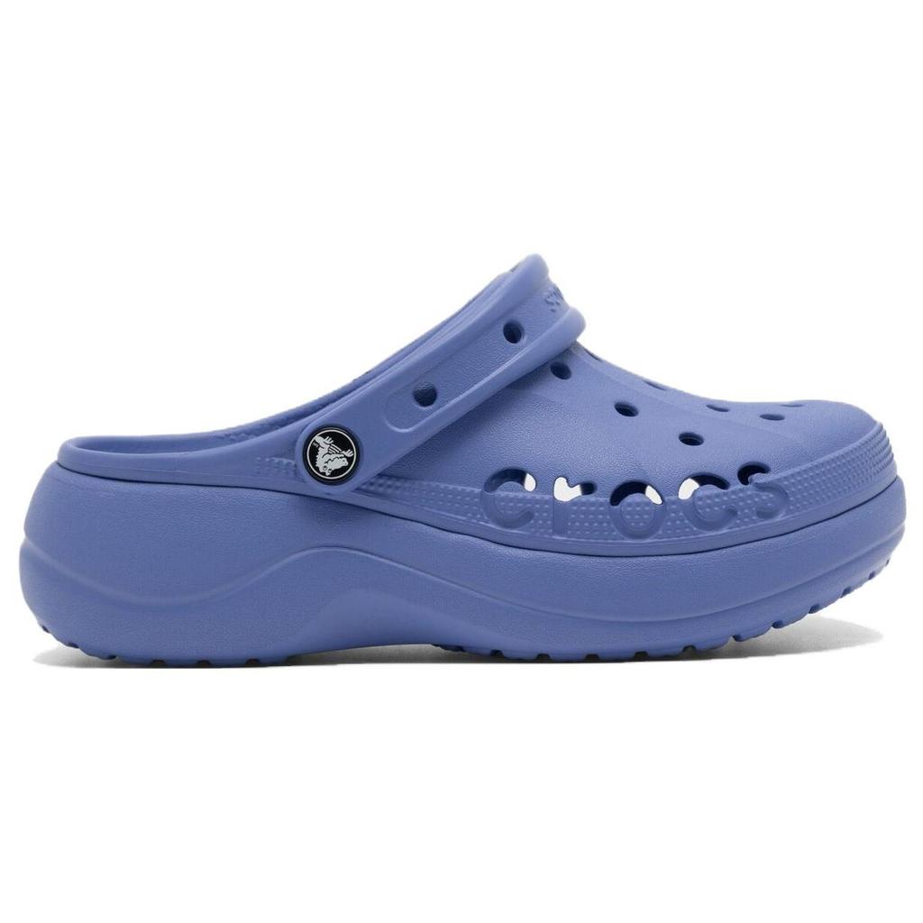 Crocs Baya Platform Clog EVA Non-Slip Wear-Resistant Clogs Women clogs Sky-Blue 208186-434
