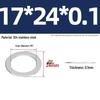304 Stainless Steel Ultra-Thin Flat Washers - Available in Thickness: 0.1mm, 0.2mm, 0.3mm, 0.5mm