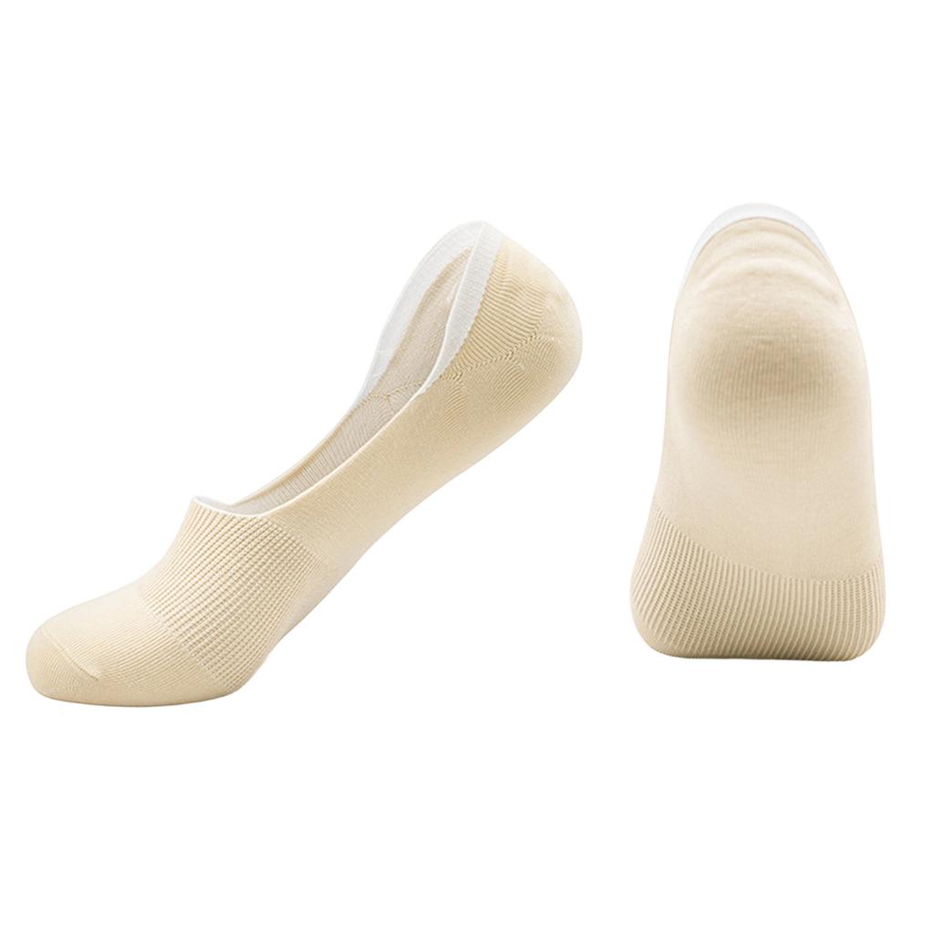 Unisex Niedrig geschnittene Unsichtbare Socken Atmungsaktives Netz Dünne Boat Socks mit Silikon-Grip für Bequemen Sitz und Rutschfestigkeit