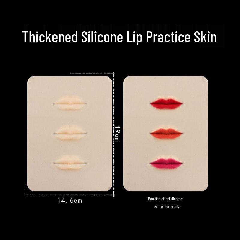 

Microblading & Tattoo Practice Silicone Skin for Eyebrows and Lips - Set of 3