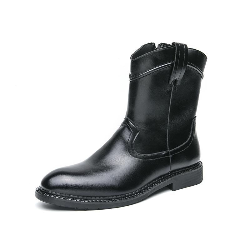 Casual men's long boots Fashionable and versatile design style Daily leisure business party Daily office adult Plus Size shoes