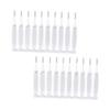 Lurrose 20 Pieces Practical Shower Head Cleaning Tool Multifunctional Bathroom Cleaning Brush Plastic Nylon Material Ergonomic Handle White Cleaning