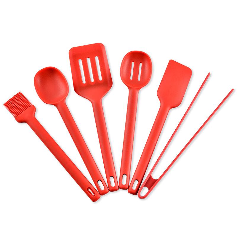 ZISIZ Silicone Cooking Slotted Spatula Set