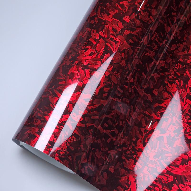 Koolstofvezel Steen Auto Stickers, Imitatie Koolstofvezel Kleurveranderende Interieur Achteruitkijkspiegel Stickers Volledige Body Auto Folie