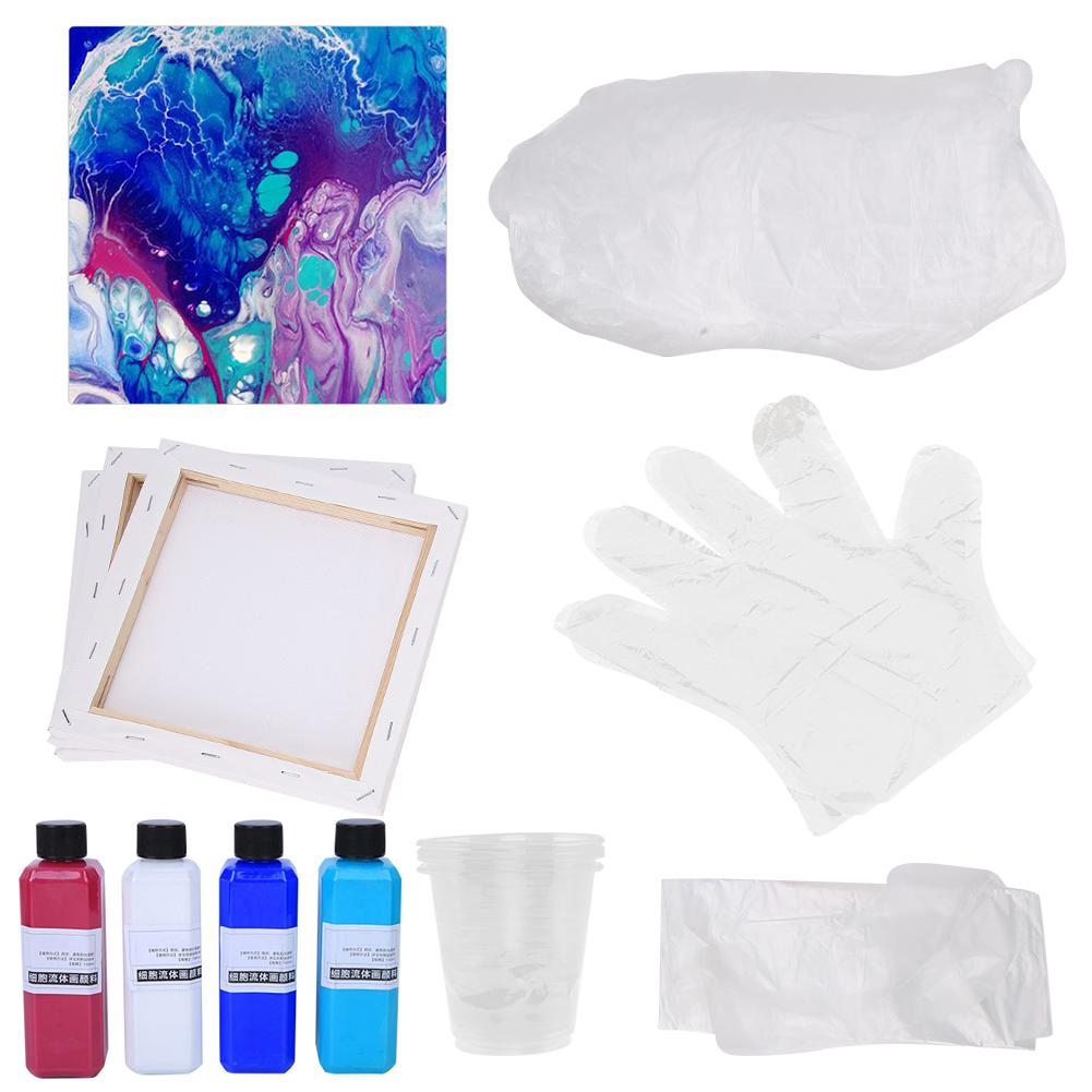 Fluid Paint Painting Pigment Children DIY Toys Fluid Drawing Pigment Art SuppliesType C