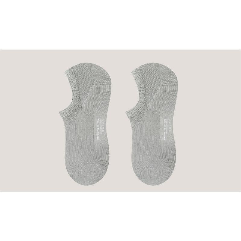 

Летние носки, мужские короткие носки, чистый хлопок, анти-запах и влагопоглощающие, мужские спортивные носки с низким вырезом, противоскользящие, невидимые носки, носки-лодочки 1 pair серый