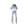 Levis Cool Series American Vintage Loose Casual Lapel Long Sleeve Denim Jacket Women Jackets Light-Blue 002Z0-0000