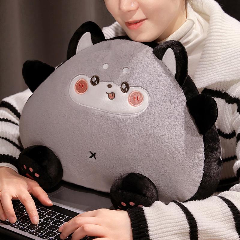 Onigiri Cat Big Throw Pillow Cute Sandwich Plush Doll Bed Big Cushion For Girl Birthday Gift