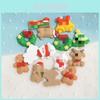 Niedlicher Weihnachts-Schneemann-Kranz Harz-Accessoires für DIY Handyhüllen und Haar-Accessoires
