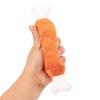 Dog Squeaky Toy Chicken Legs Bone Shape Pet Dog Plush Toy for Small Medium Large Dogs and Cats