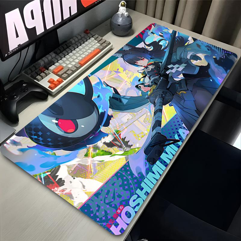 Hoshimi Miyabi Zenless Zone Zero Podložka pod myš Herní příslušenství Podložka pod myš k počítači Anime ZZZ Klávesnice Kancelářské podložky Gumové podložky pod myš