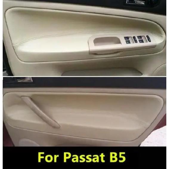 For Volkswagen Passat B5 1998 1999 2000 2001 2002 2003 2004 -2006  Microfiber Leather Car Door Armrest Panel Protective Cover
