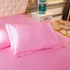 1pcs Man-made Mulberry Silky Pillowcase Pillow Case Cover Satin Home Textile Bedding Hotel Pillowcases