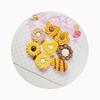 Kawaii Simulation Food Cookies Flatback Resin Cabochons Kids Doll House DIY Headwear Accessories Scrapbook Decor