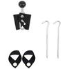 Reinforced Aluminum Tent Stake Regulable Angles High Strengths Shelter Stabilizers for Enhancing Outdoor Stability