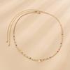 Bohemian Summer Colorful Faux Crystal Sexy Double Layer Body Chain - Fashionable Minimalist Waist Chain