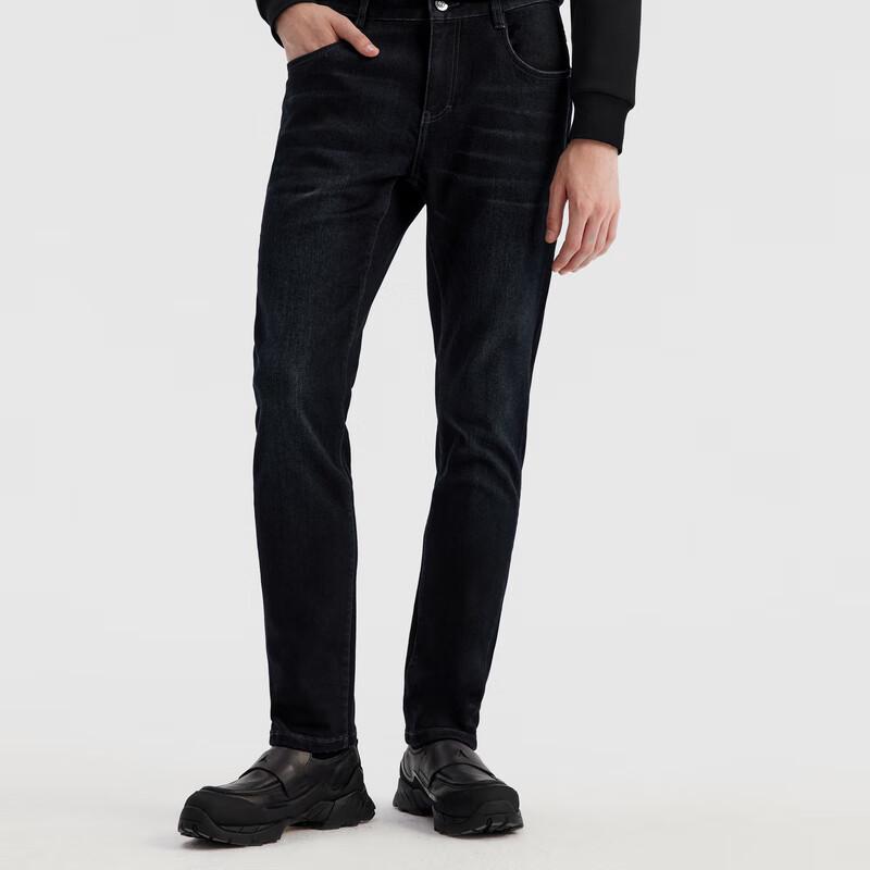 Men's Stretch Casual Straight-Leg Jeans