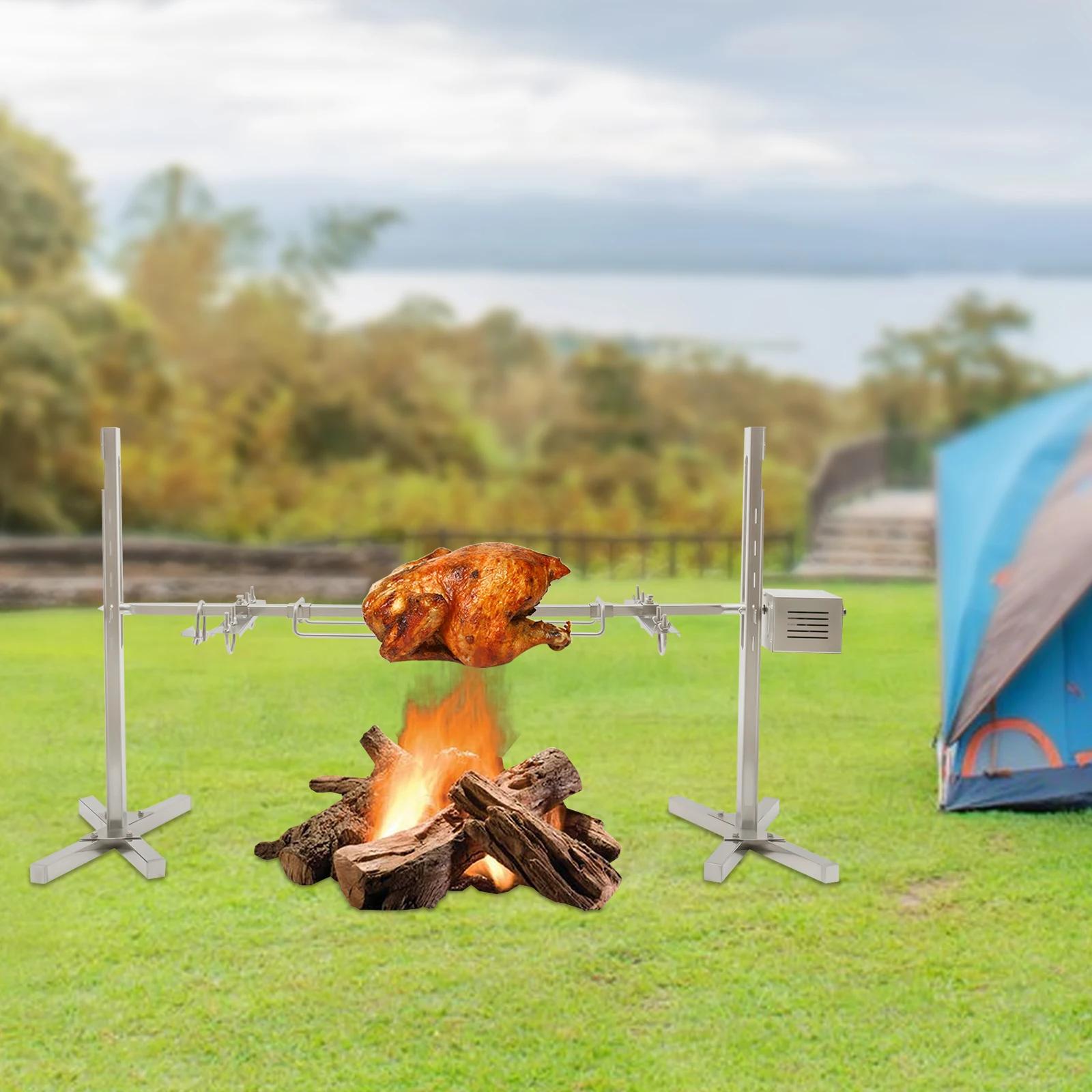 53 inch Large Spit Roaster Rotisserie Chicken Electric BBQ Grill Pig Lamb Roast! barbecue accessories United States