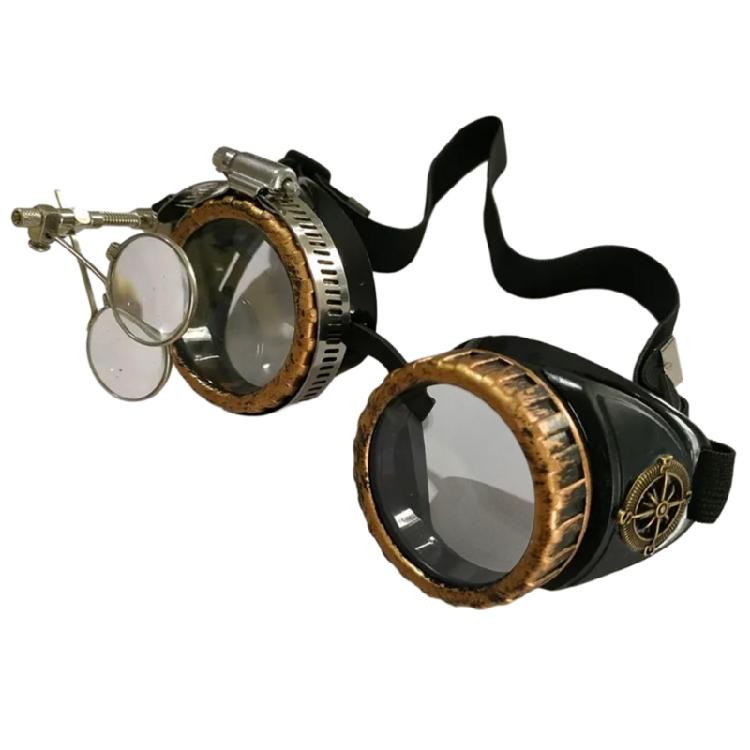 Vintage Steampunk Goggles for Women Men Victorian Sunglasses Goggles Punk Gothic Glasses for Halloween Cosplay Party
