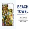 Fairyland Wonderland Print Beach Towel, Large Soft Quick Dry Towel for Beach Camping Swimming