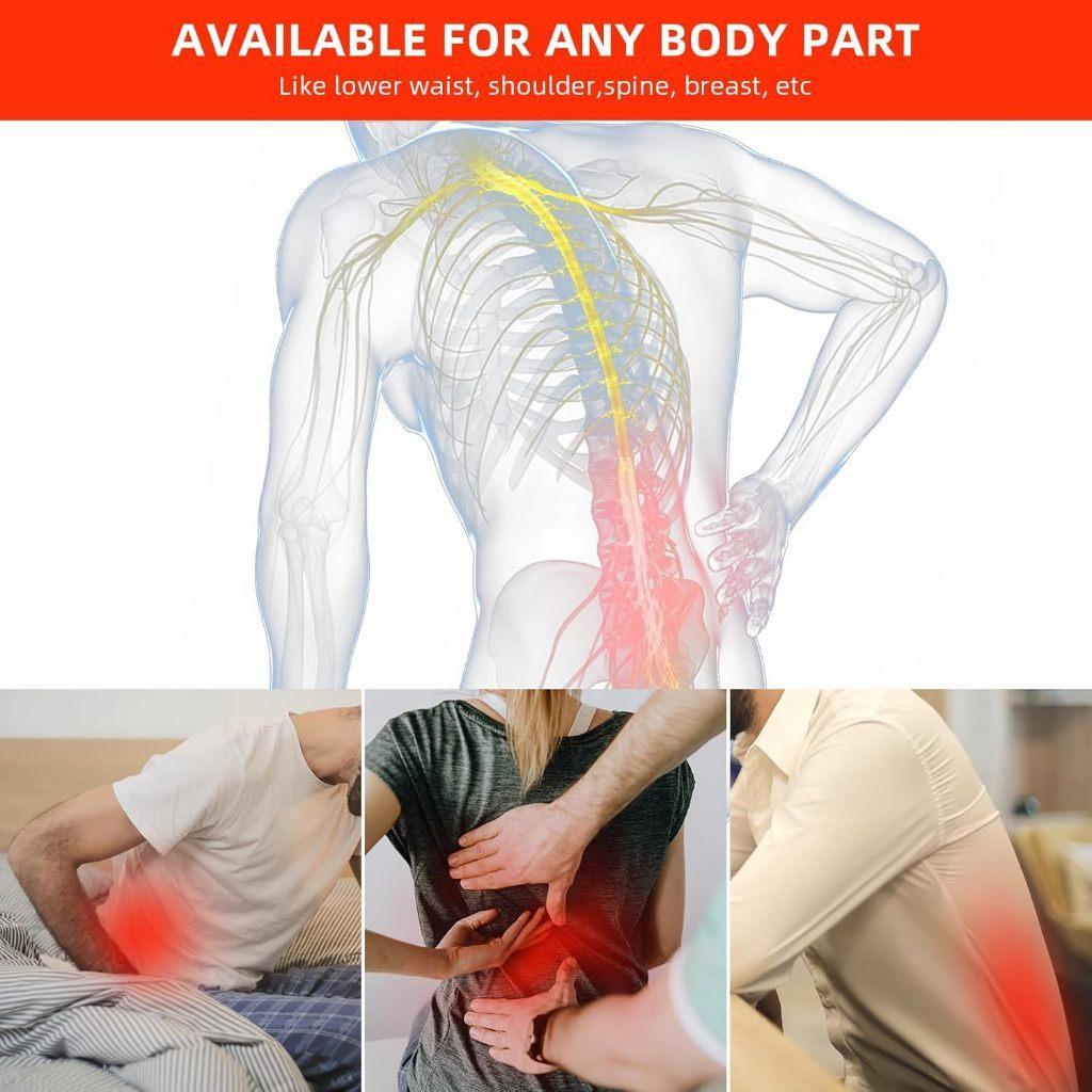 660nm 850nm Body Pain Relief NIR Deep Therapy Device Red Light Therapy Pad Portable Heating Light Therapy Wrap Belt