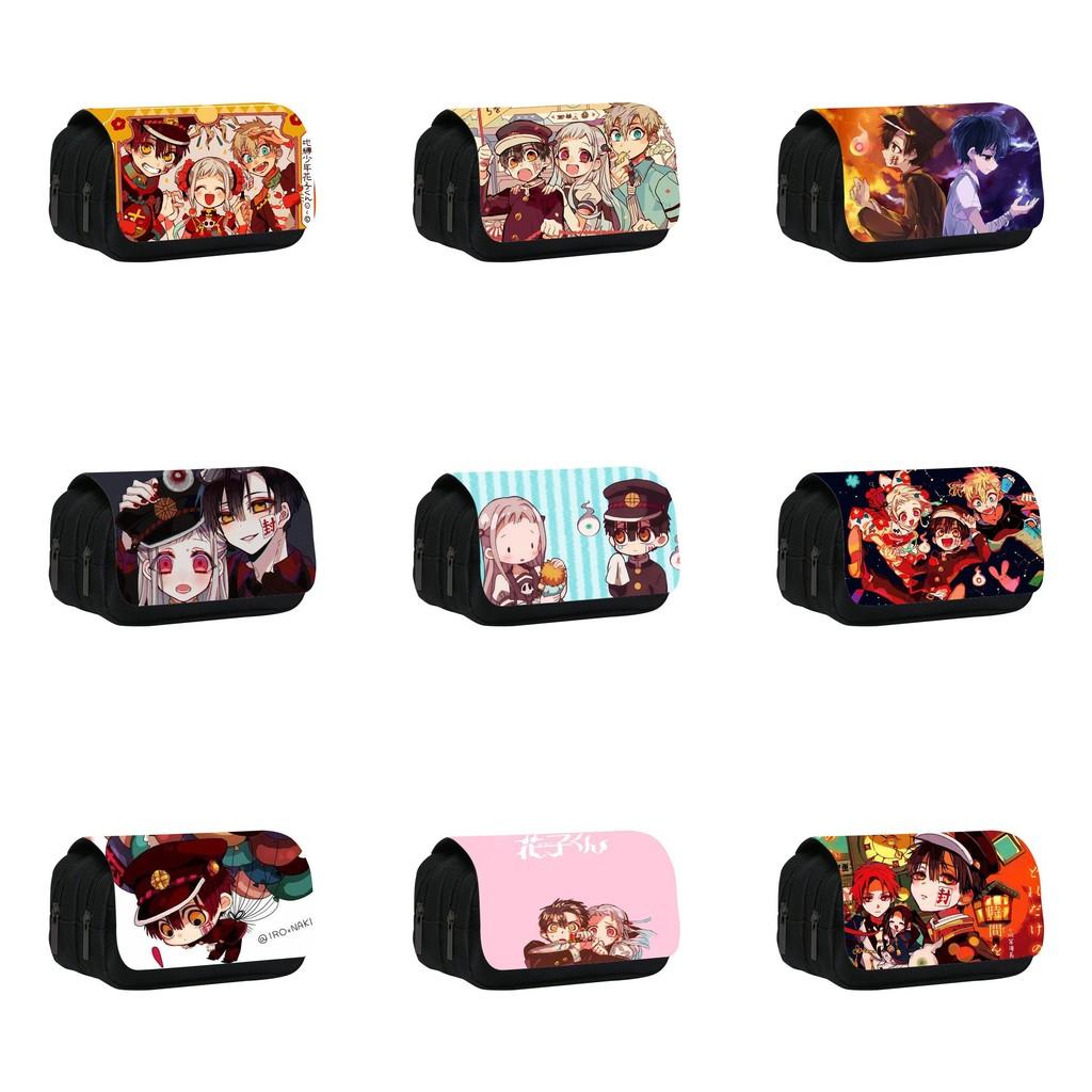 Toilet Bound Hanako Kun Pattern Double Layer Stationery Storage Bag For Students And Professionals