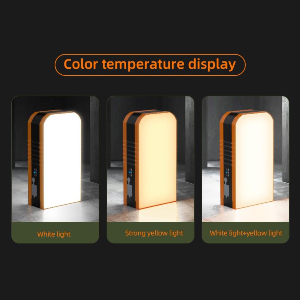 Super Bright 4000mAh USB Charging Camping Light - Waterproof Portable Tent Light with Hook and Magnetic Base 5 Modes