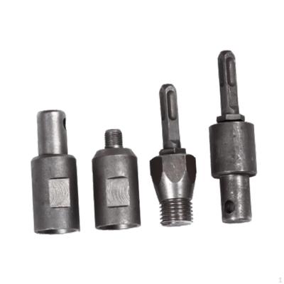 4x Adaptéry na vrtačku Konvertor Nahrazuje čtvercovou stopku Kulaté konektory pro zahradu Garáž