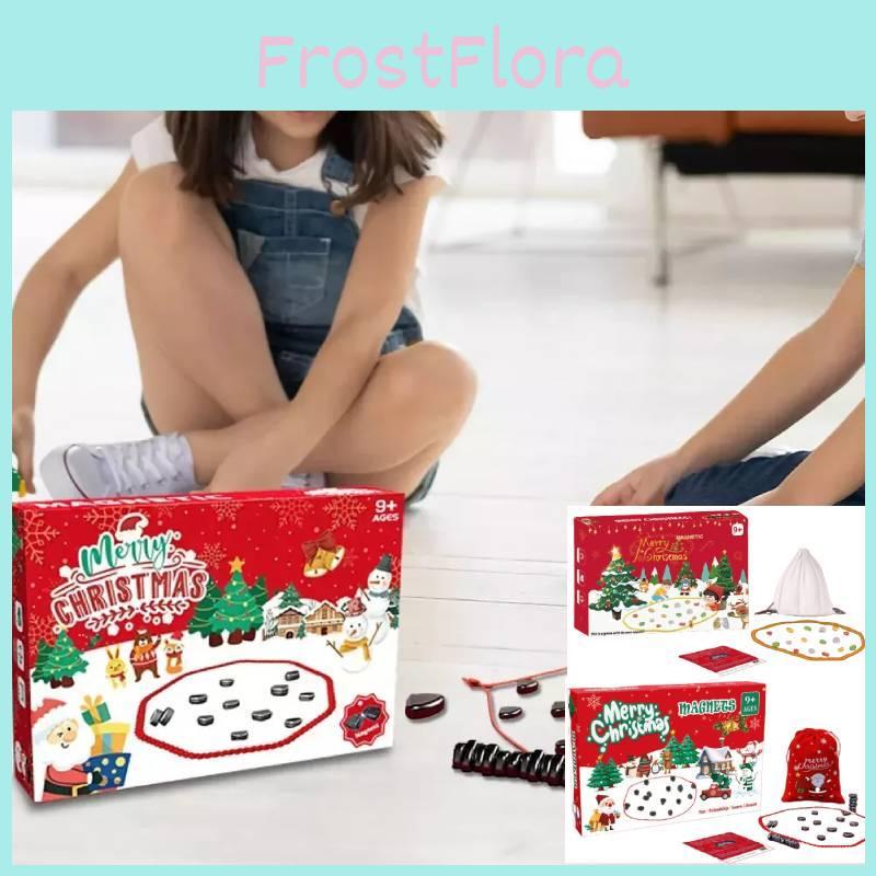 Magnetic Christmas Chess Game Fun Table Top Magnet Game For Party Travel Toy