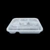 Disposable Rectangular 5-Compartment Meal Box