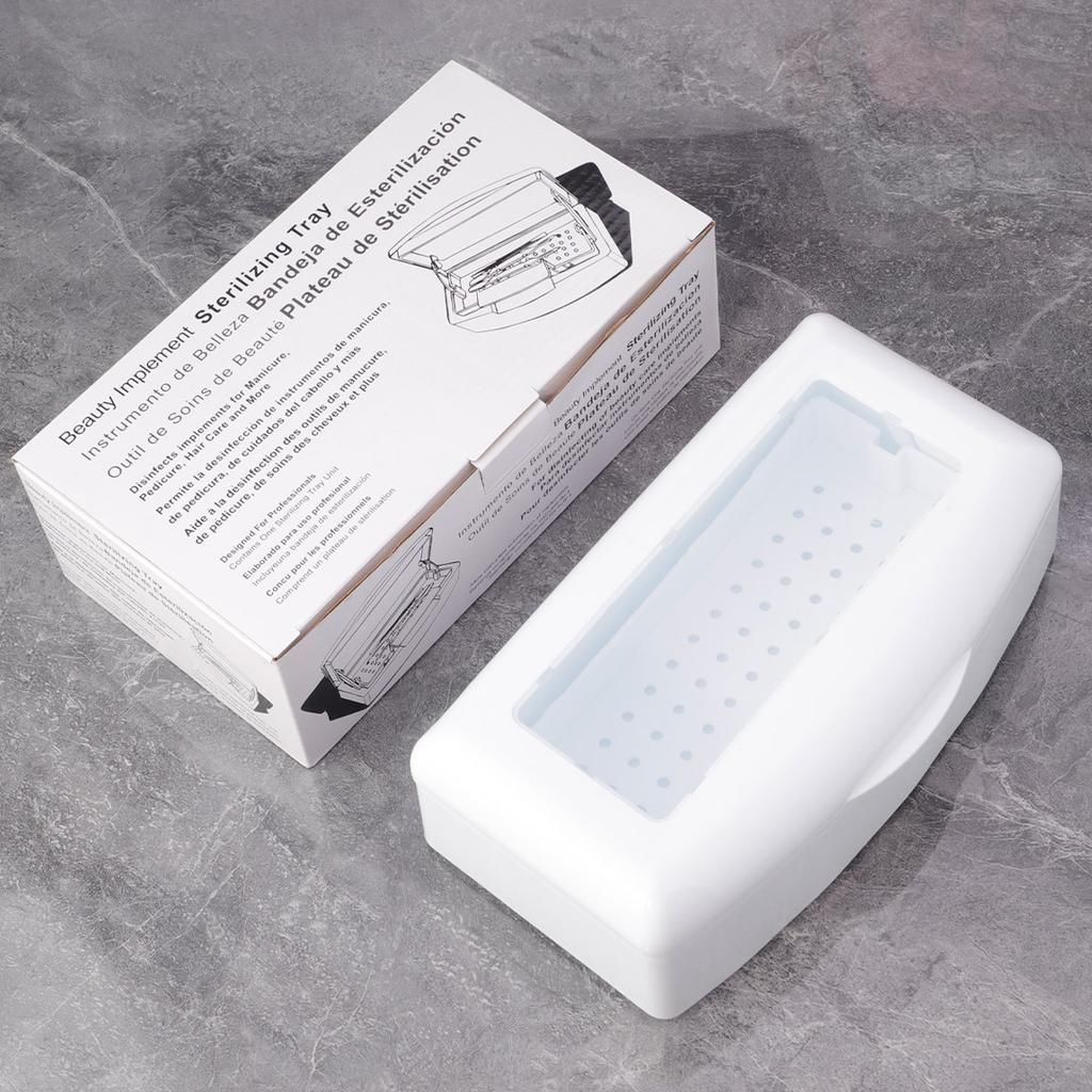 1 pcs Nail Sterilization Box Nail Tools Sterilization Box False Eyelash Cleaning Box Alcohol Cleaning Soaking Filter Box